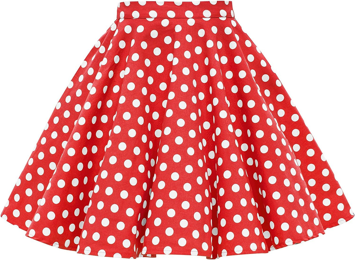 Kids Vintage 50's Full Circle Girls Swing Skirt