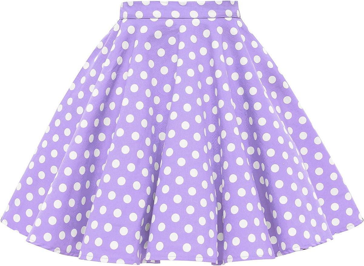 Kids Vintage 50's Full Circle Girls Swing Skirt