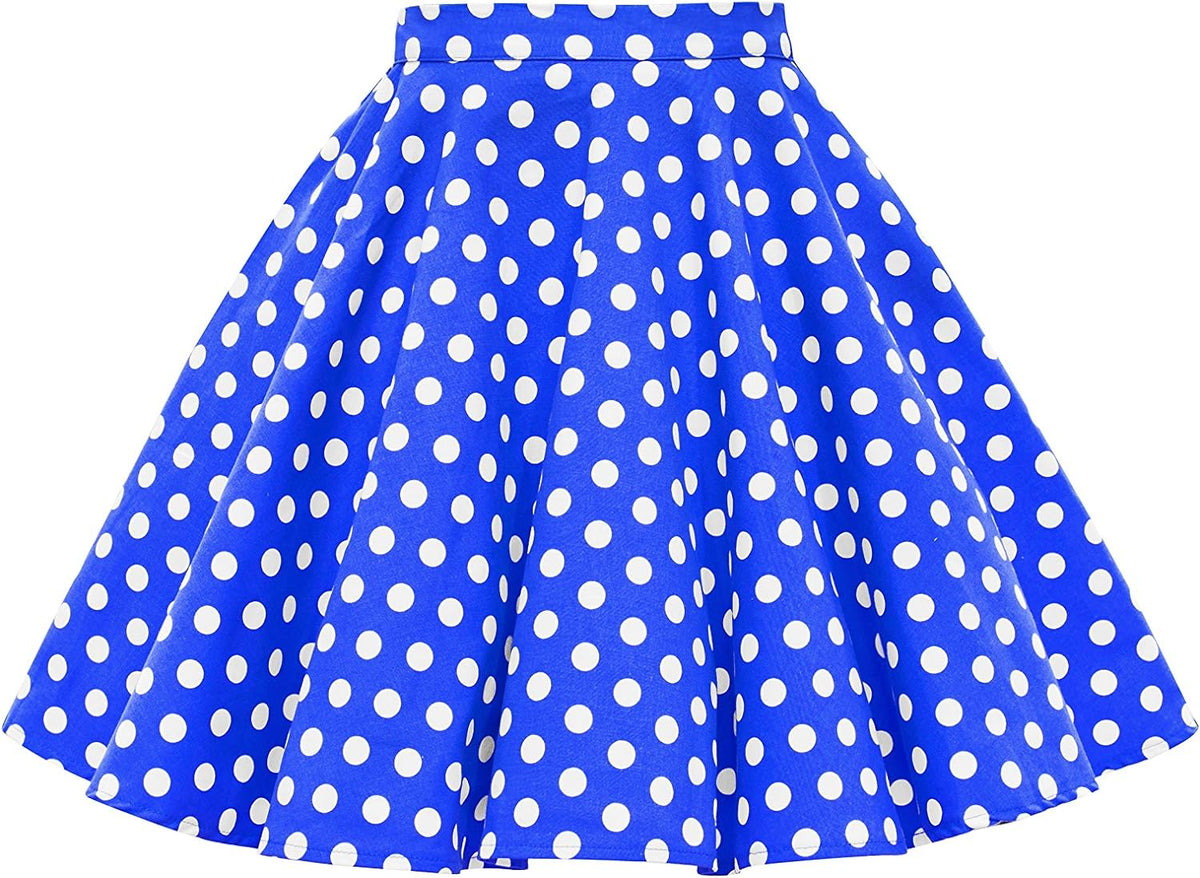 Kids Vintage 50's Full Circle Girls Swing Skirt