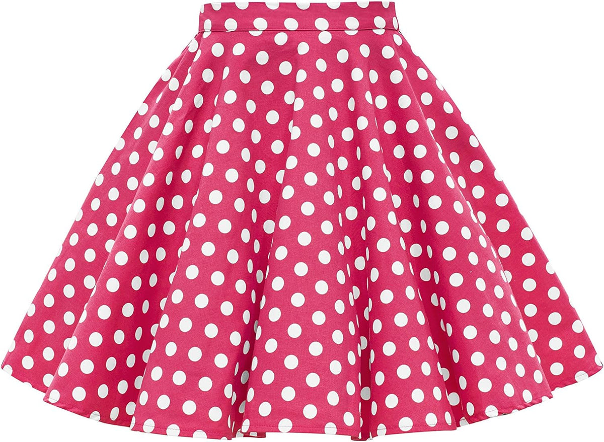 Kids Vintage 50's Full Circle Girls Swing Skirt